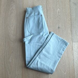 Renggli Studio slim fit cargo pant sky sz 24